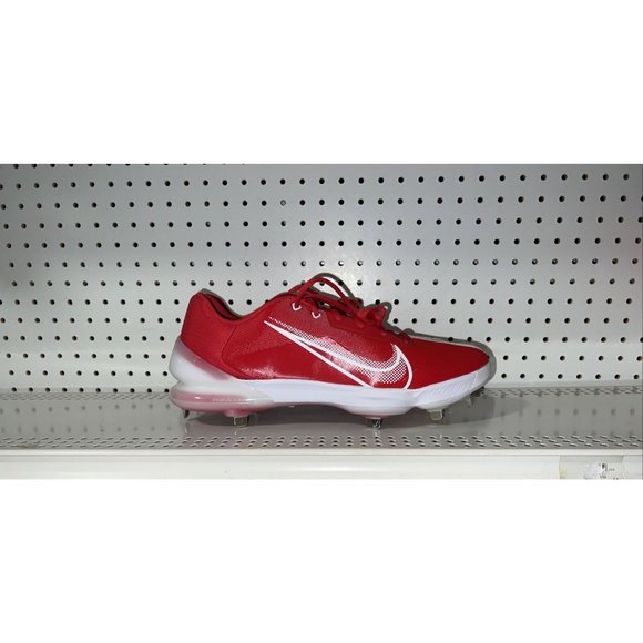 Nike Force Zoom Trout 7 Pro Mens Metal Baseball Cleats Size 14 Red White